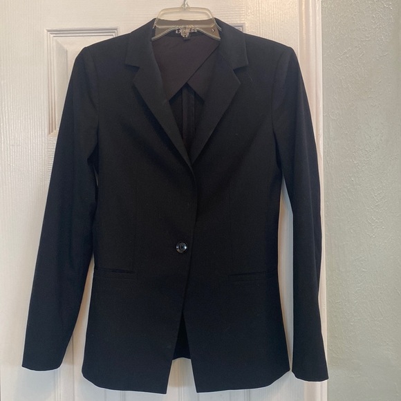 Express Single Button Blazer Retro Tuxedo Style Jacket Size 2 - Picture 1 of 5